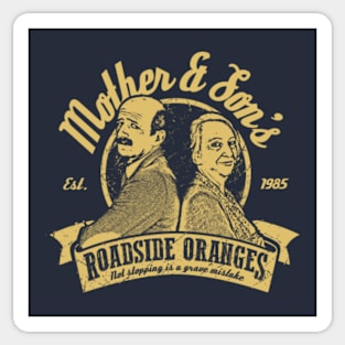 Mother & Son Roadside Oranges Sticker